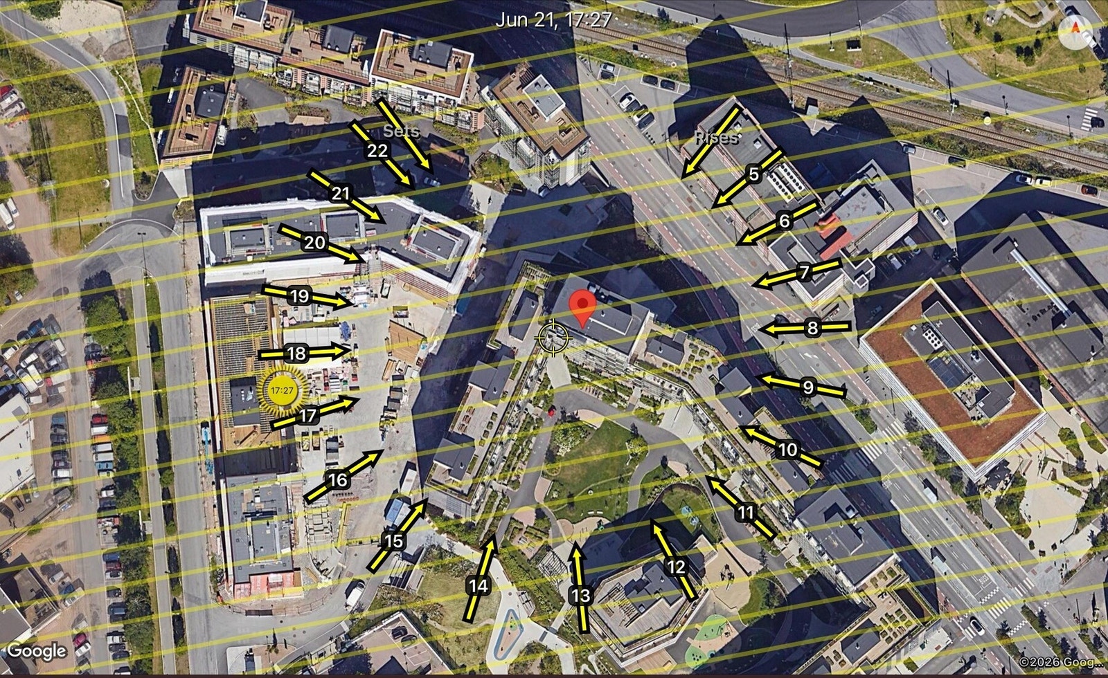 Beskrivelse av solforhold time for time Galleribilde