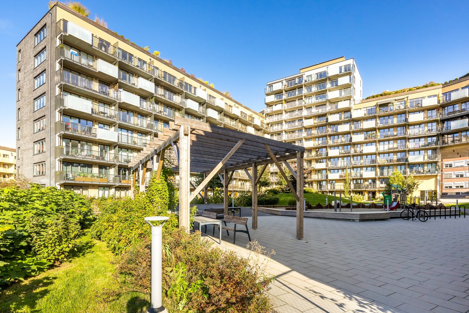 Sykkelparkering er det også. Galleribilde