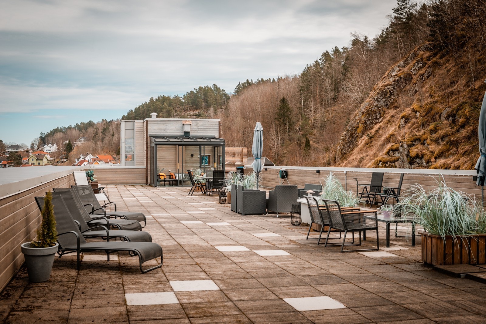 Takterrasse på ca. 350 kvm Galleribilde