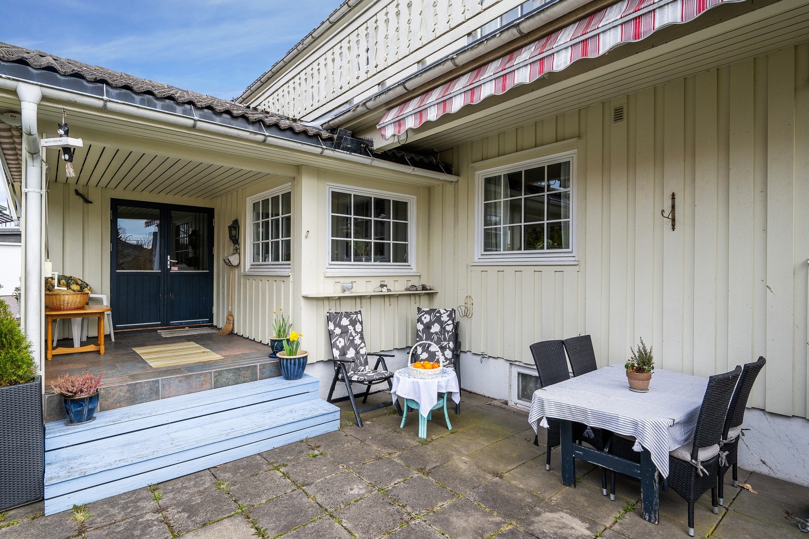 Terrassene er i to nivåer Galleribilde