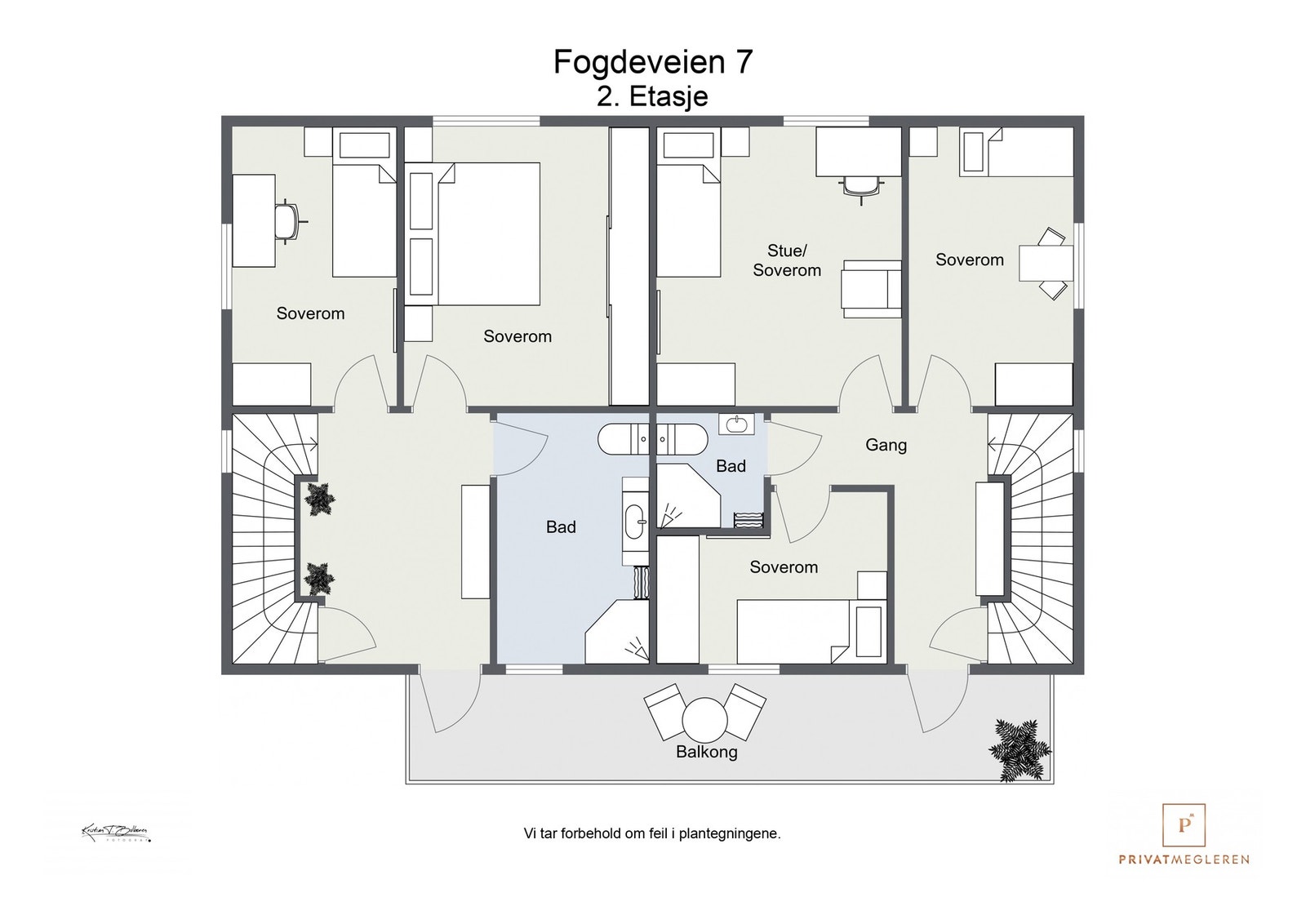 Plantegning 2. etasje Galleribilde