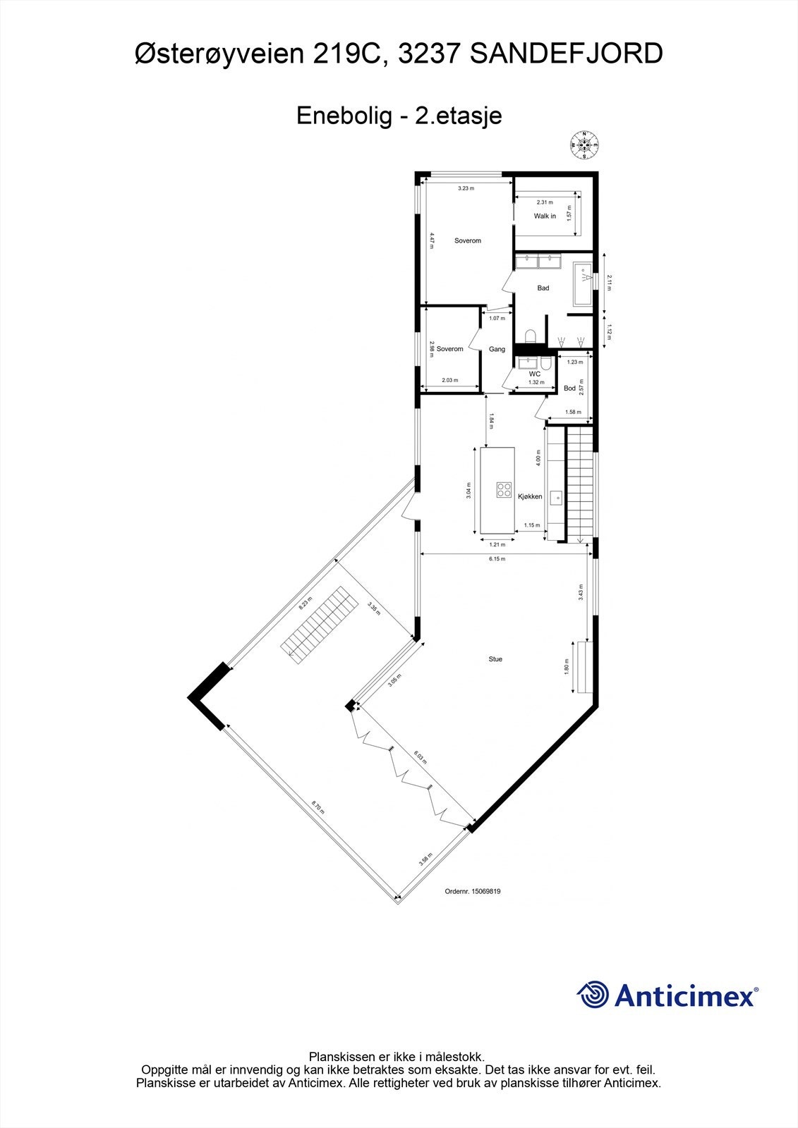 Plantegning- 2.etasje Galleribilde