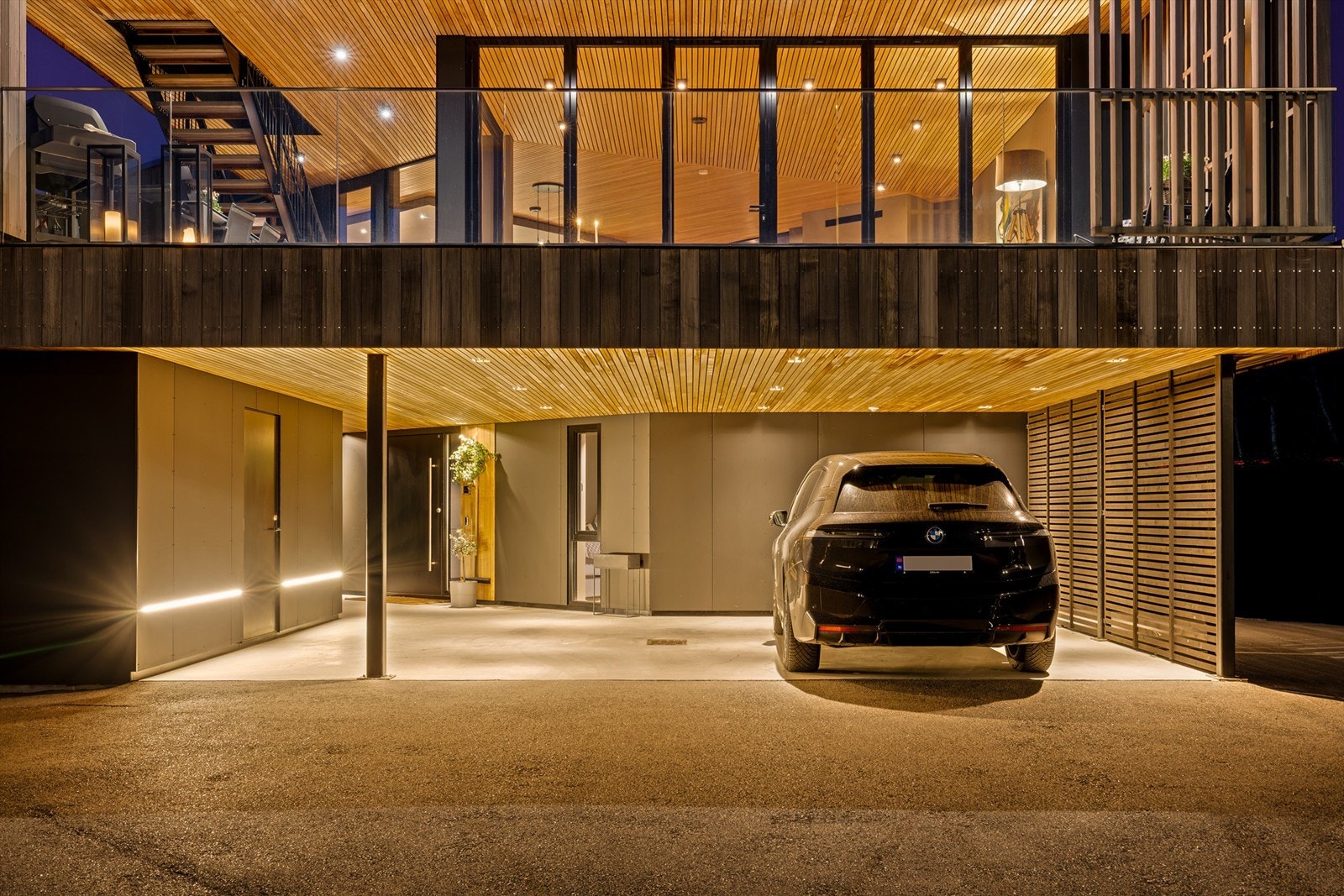 Carport med plass til 2 biler. Galleribilde