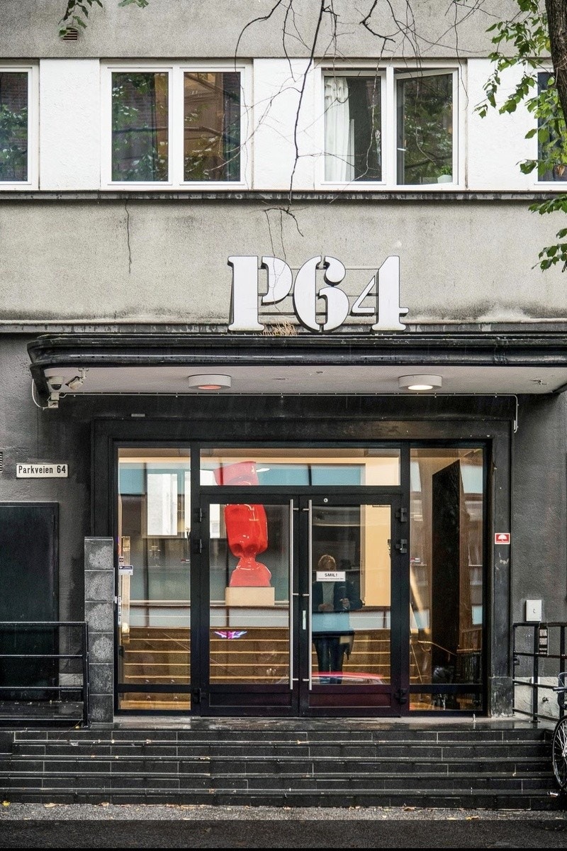 Inngang til P64 Galleribilde