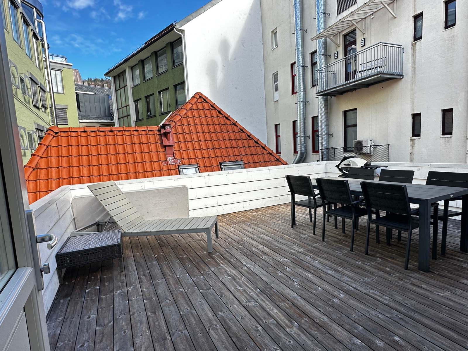 Felles takterrasse med direkte utgang fra leilighet Galleribilde