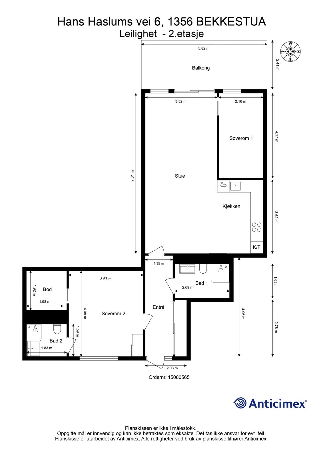 Plantegning Galleribilde