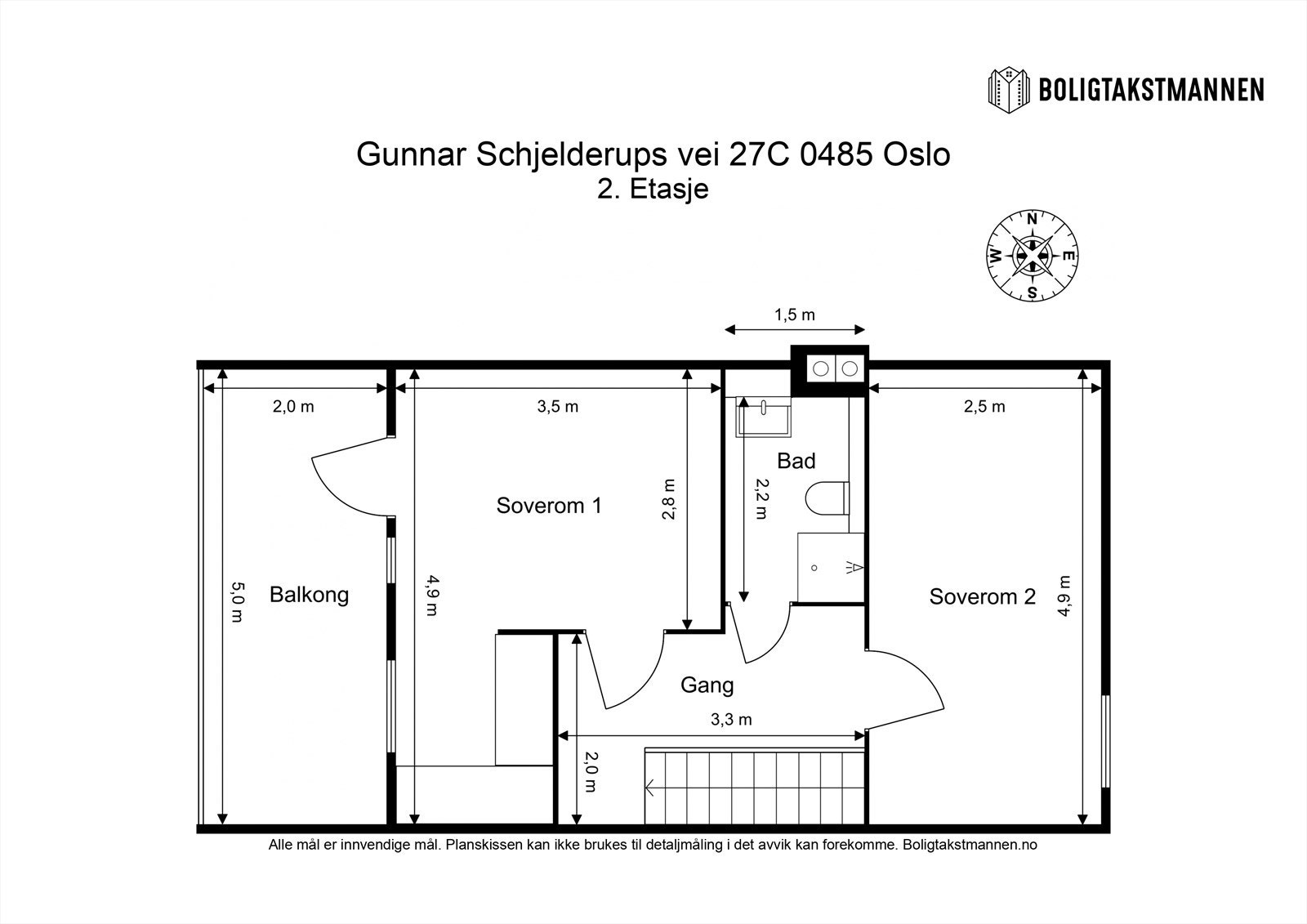 Plantegning - 2. etasje Galleribilde