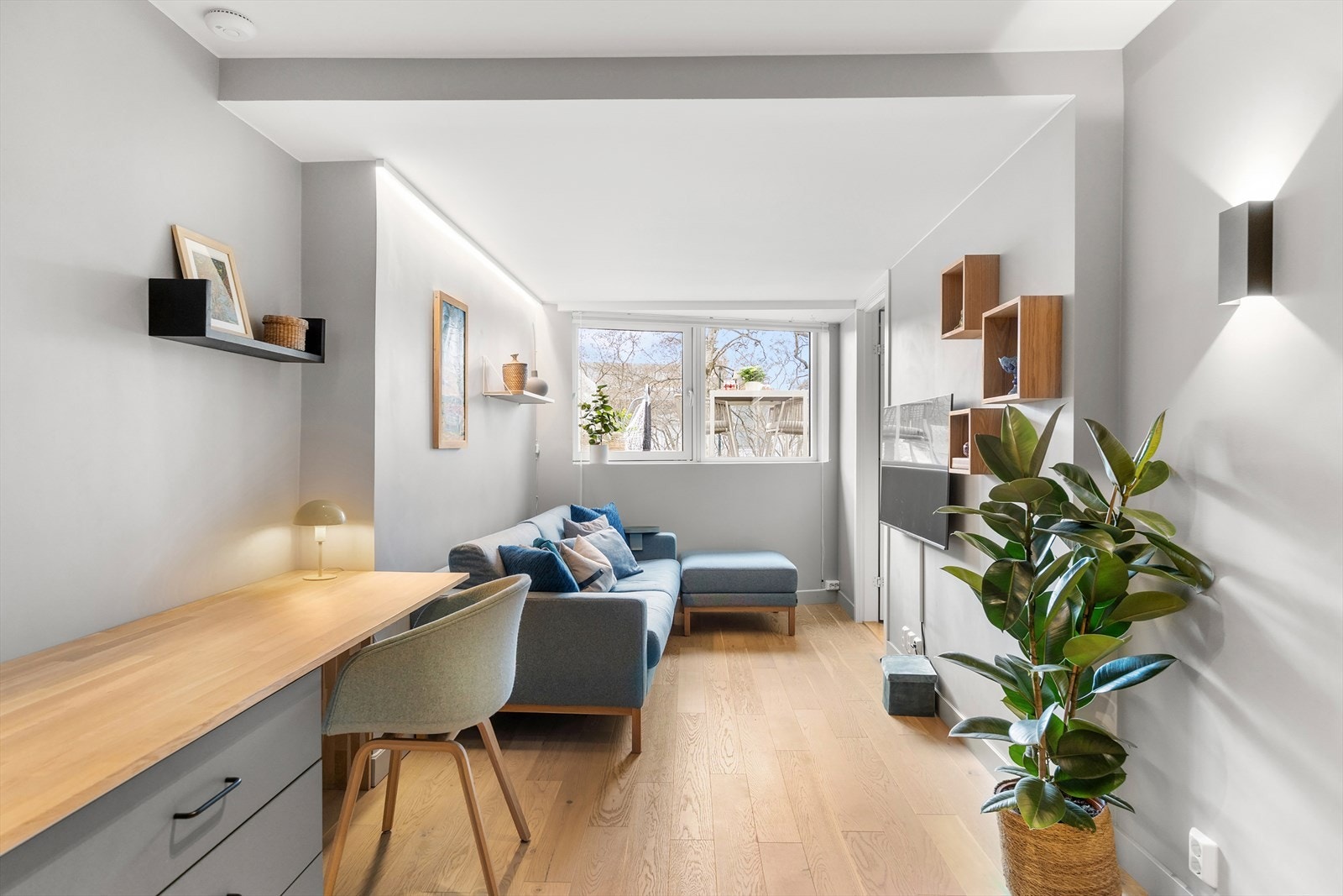 Dette rommet fungerer utmerket som lekestue for de minste i familien, eller som et eget fristed for ungdommen. Galleribilde