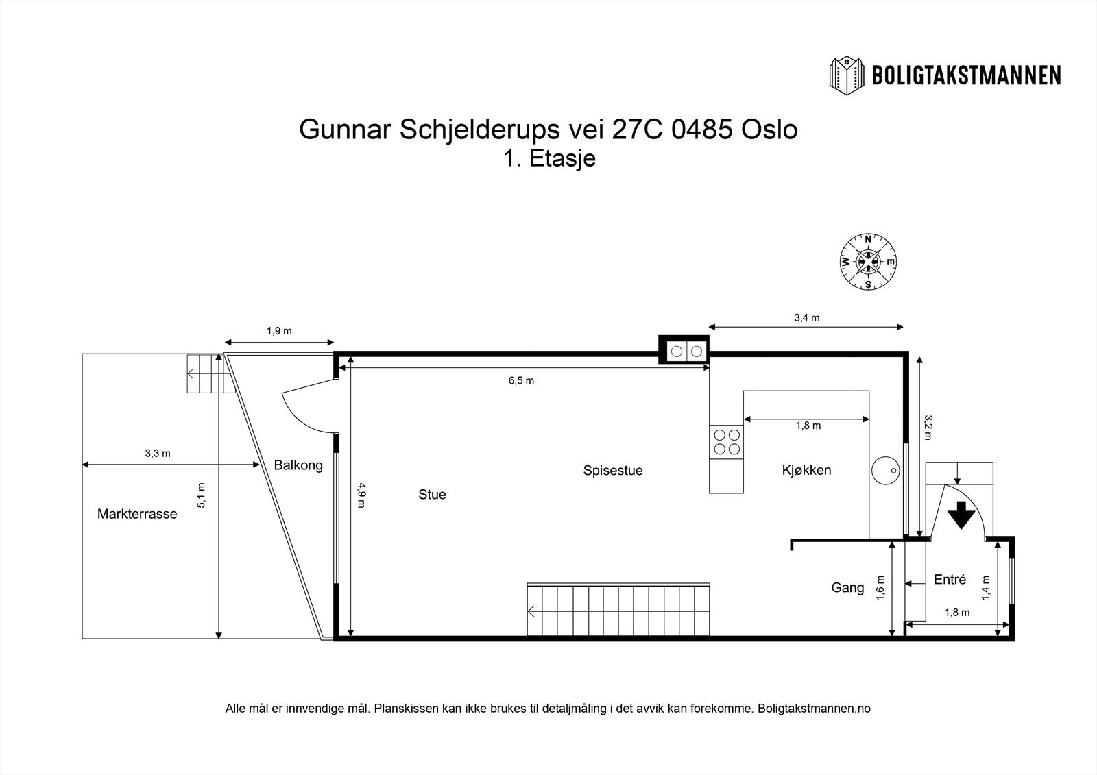 Plantegning - 1. etasje Galleribilde