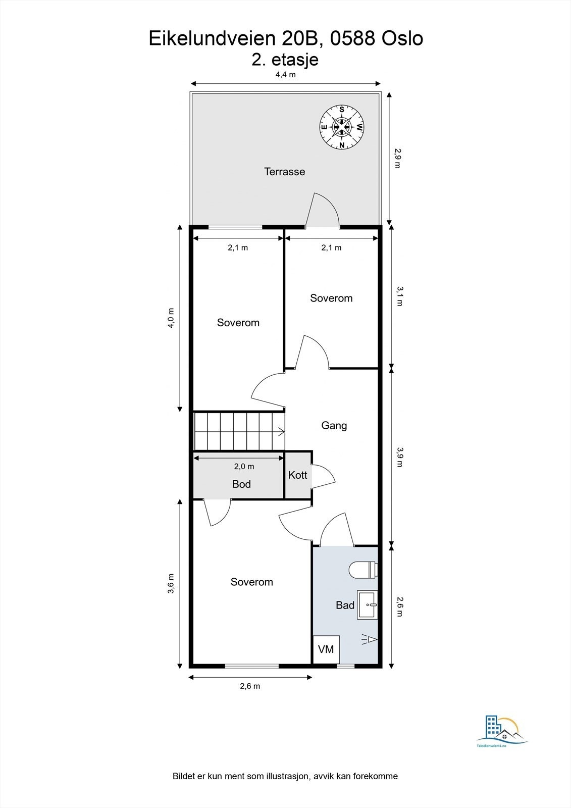 Plantegning 2. Etasje Galleribilde