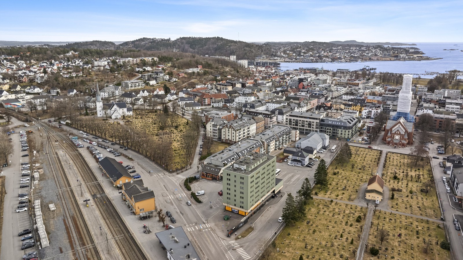 Leiligheten ligger sentralt i øvre del av sentrum Galleribilde