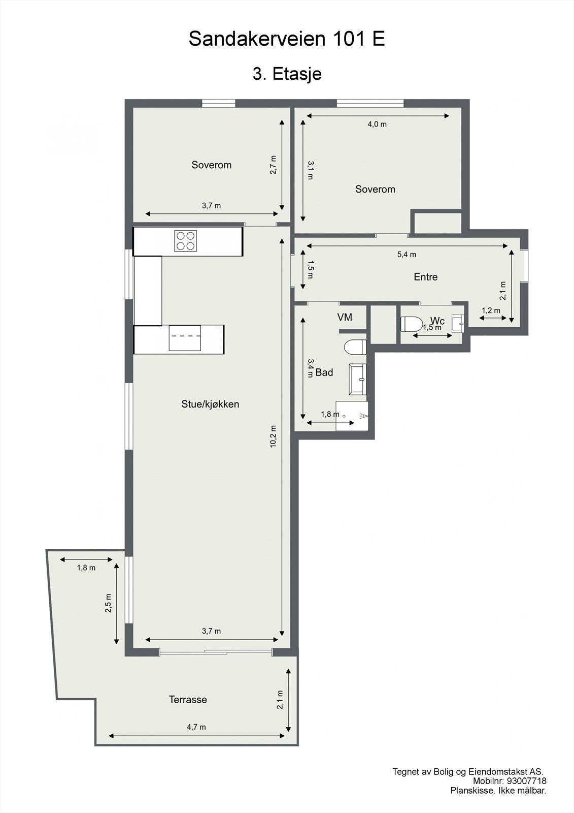 Plantegning Galleribilde