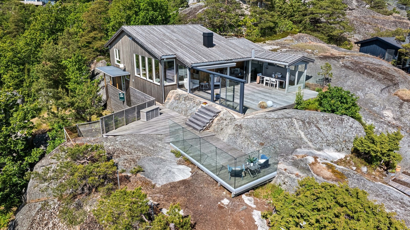 Nyt late sommerdager i rolig omgivelser. Galleribilde