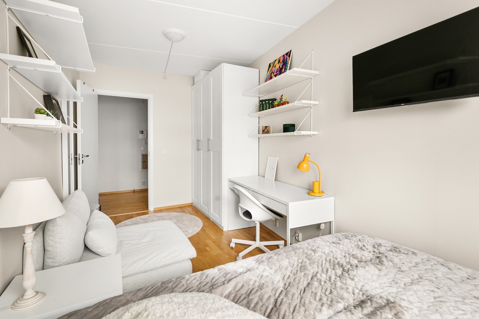 Fleksible hyllesystemer gir gode muligheter for personlig tilpasning. Galleribilde