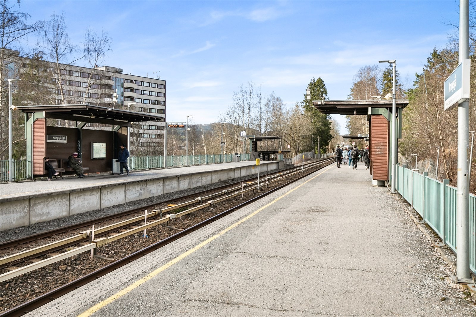Fra Kringsjå tar linje 5 deg effektivt til sentrum. Galleribilde