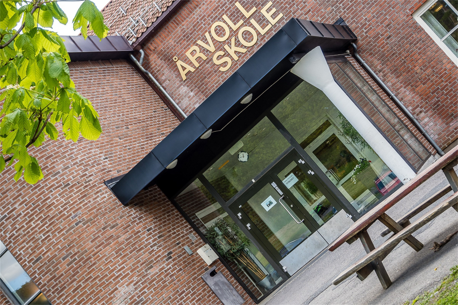 Hyggelig skolevei til Årvoll skole via undergang Galleribilde