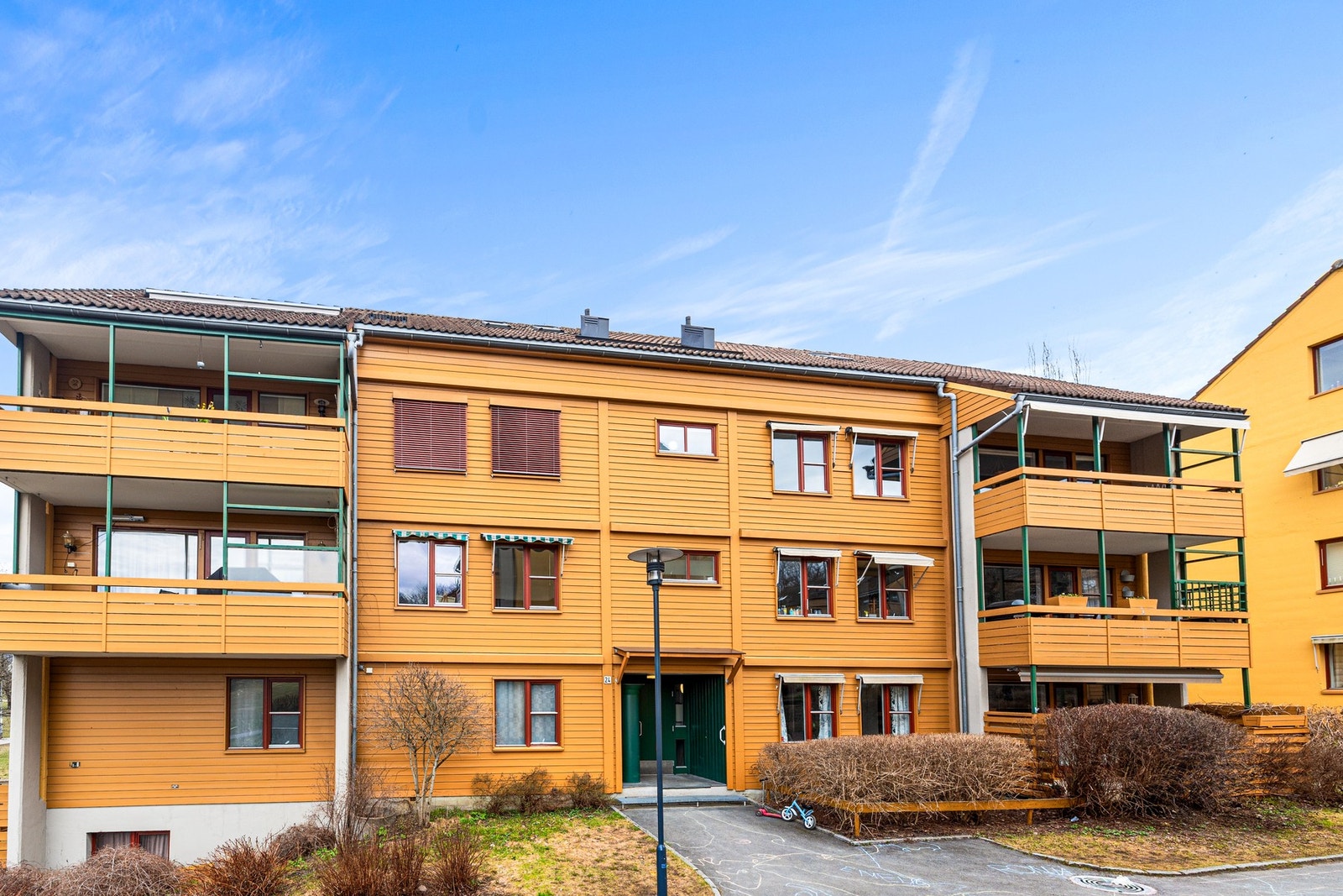 Du har trappefri adkomst rett inn i leiligheten. Galleribilde