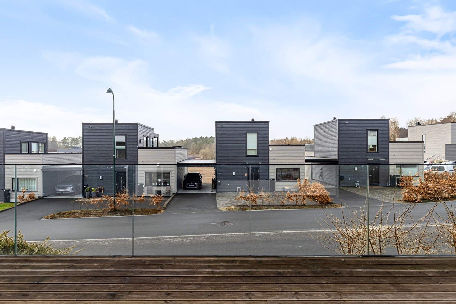 Utsikt fra terrasse Galleribilde