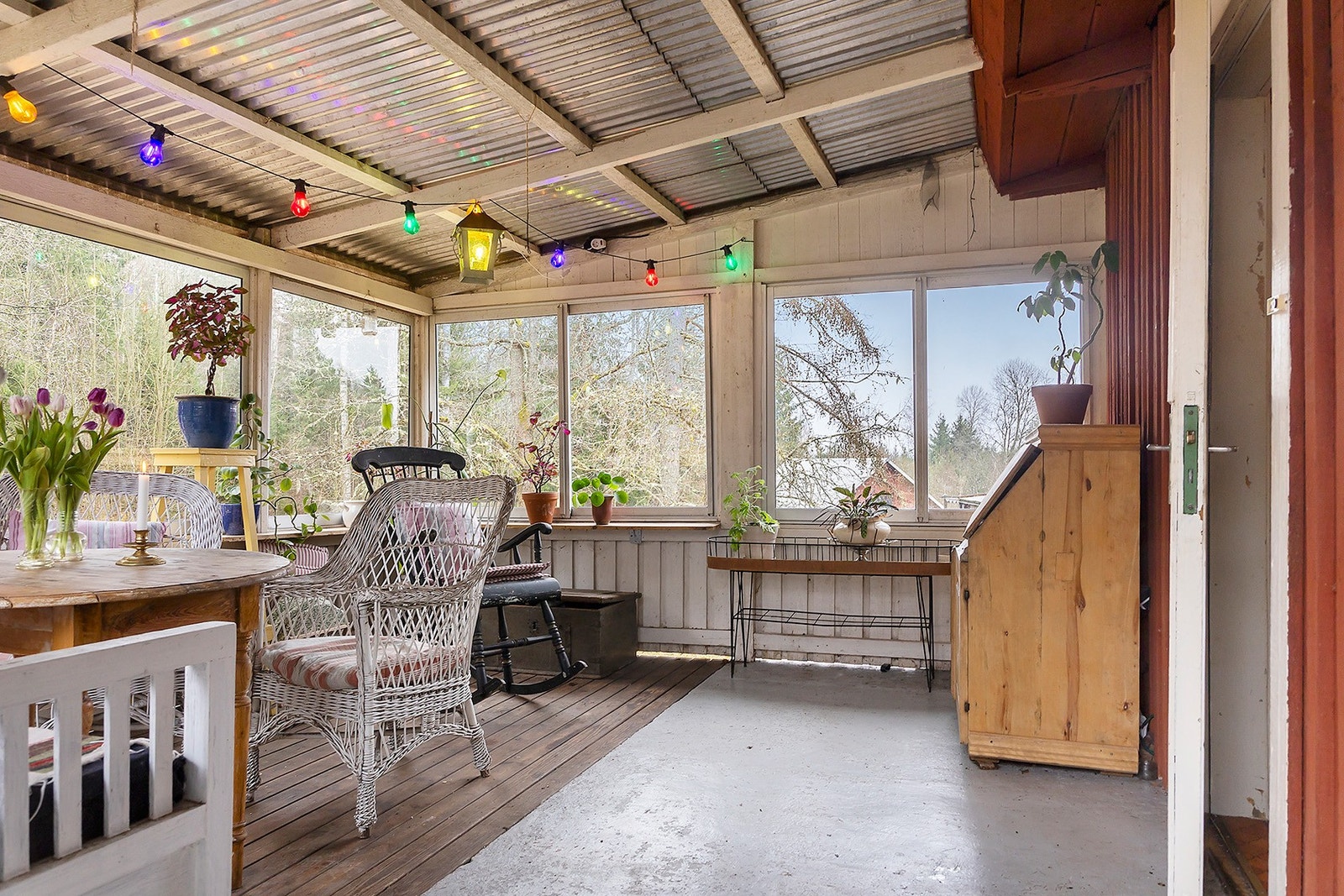 Inglasat uterum Galleribilde