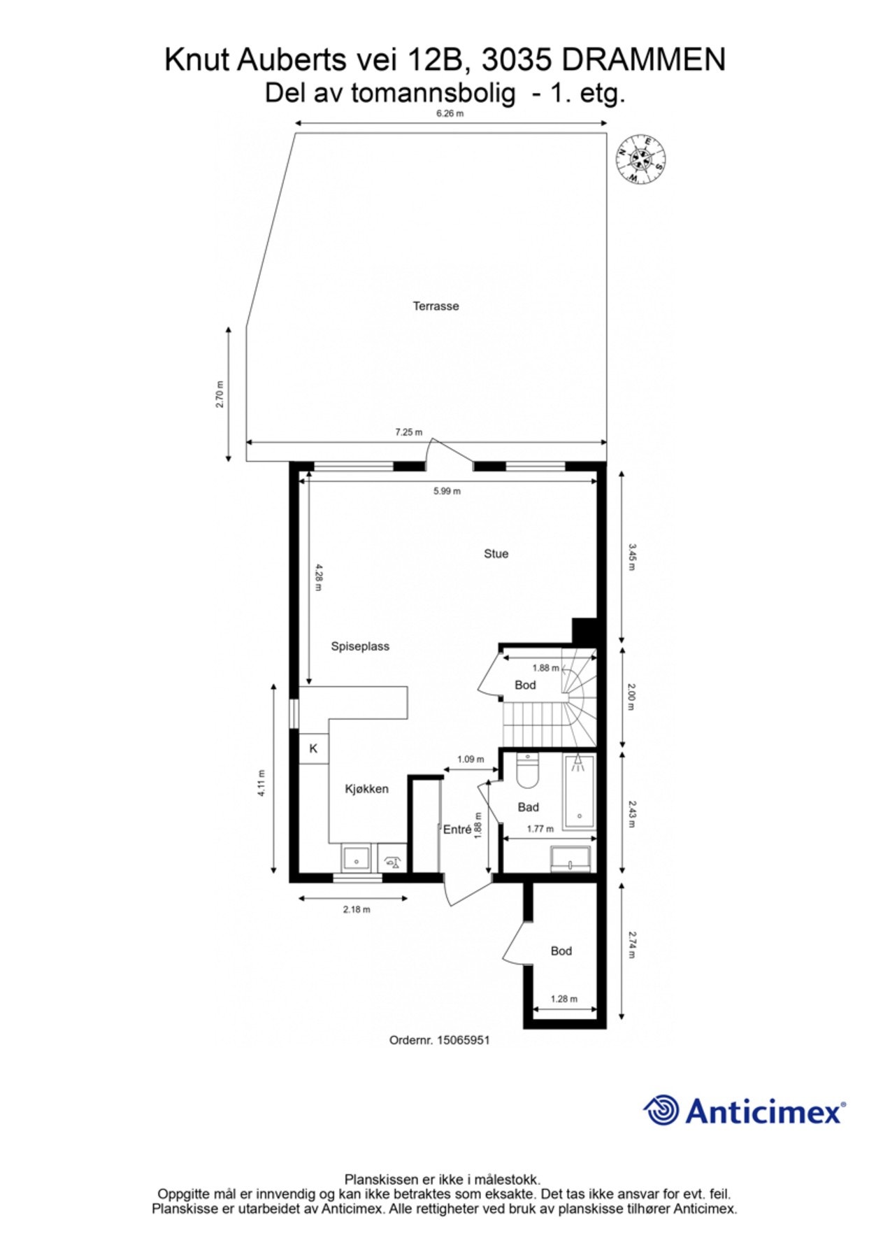 Plantegning 1.etasje Galleribilde