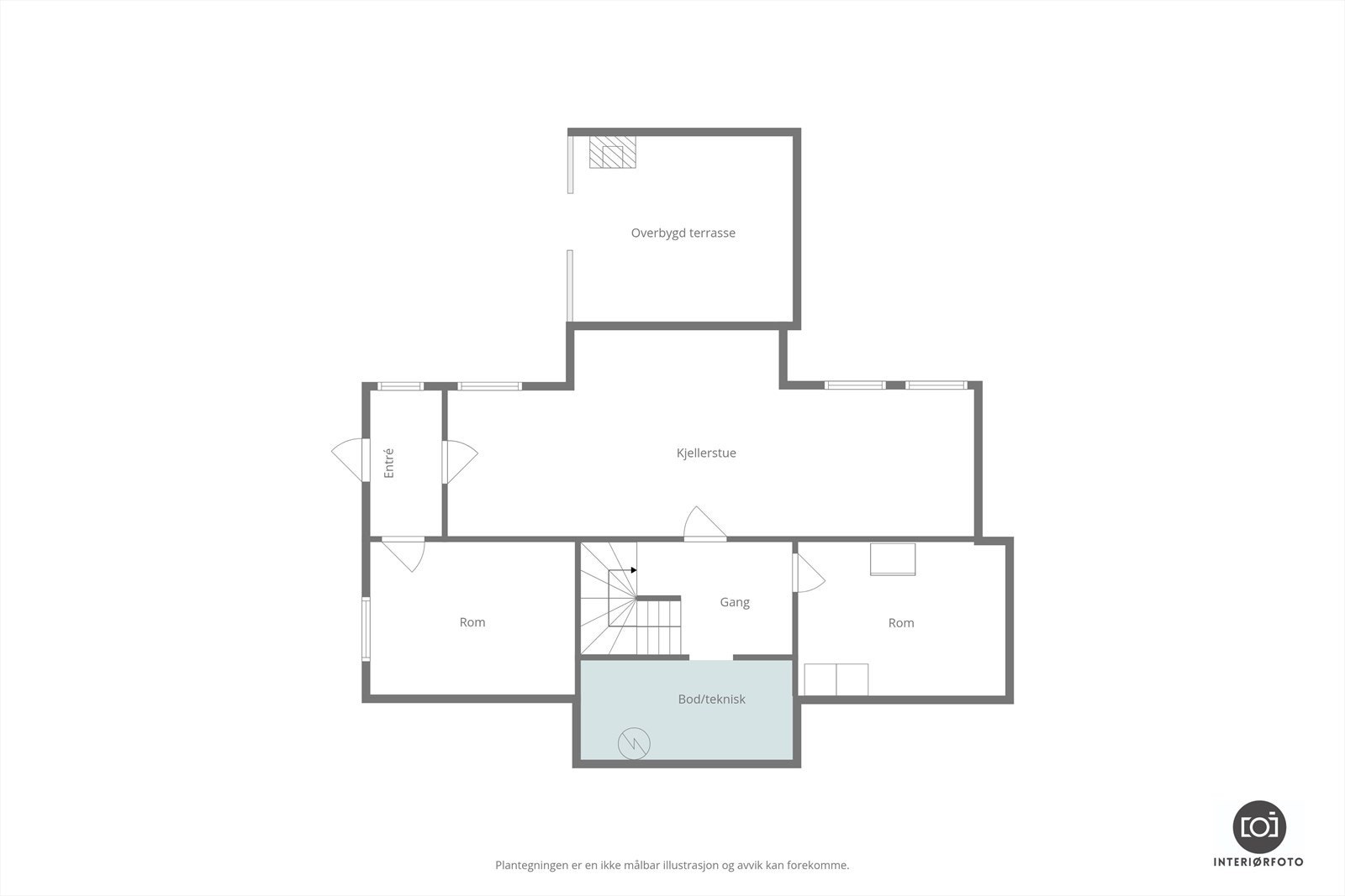 Plantegning Galleribilde