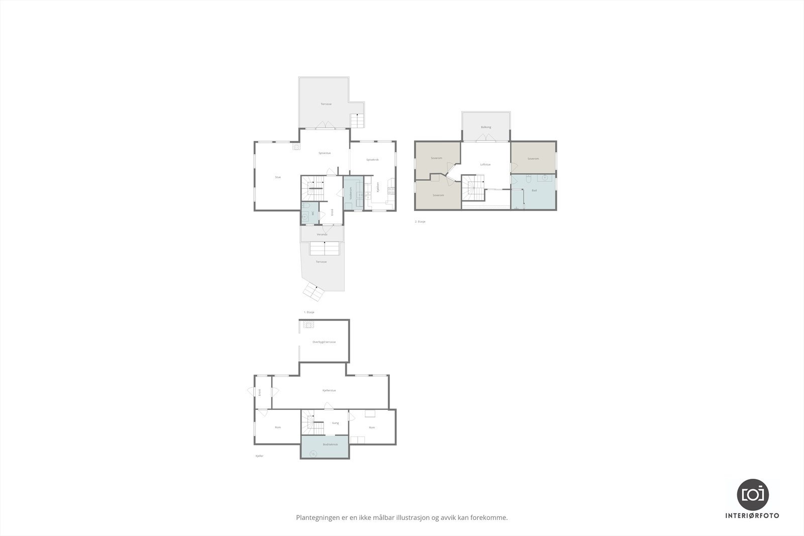 Plantegning Galleribilde
