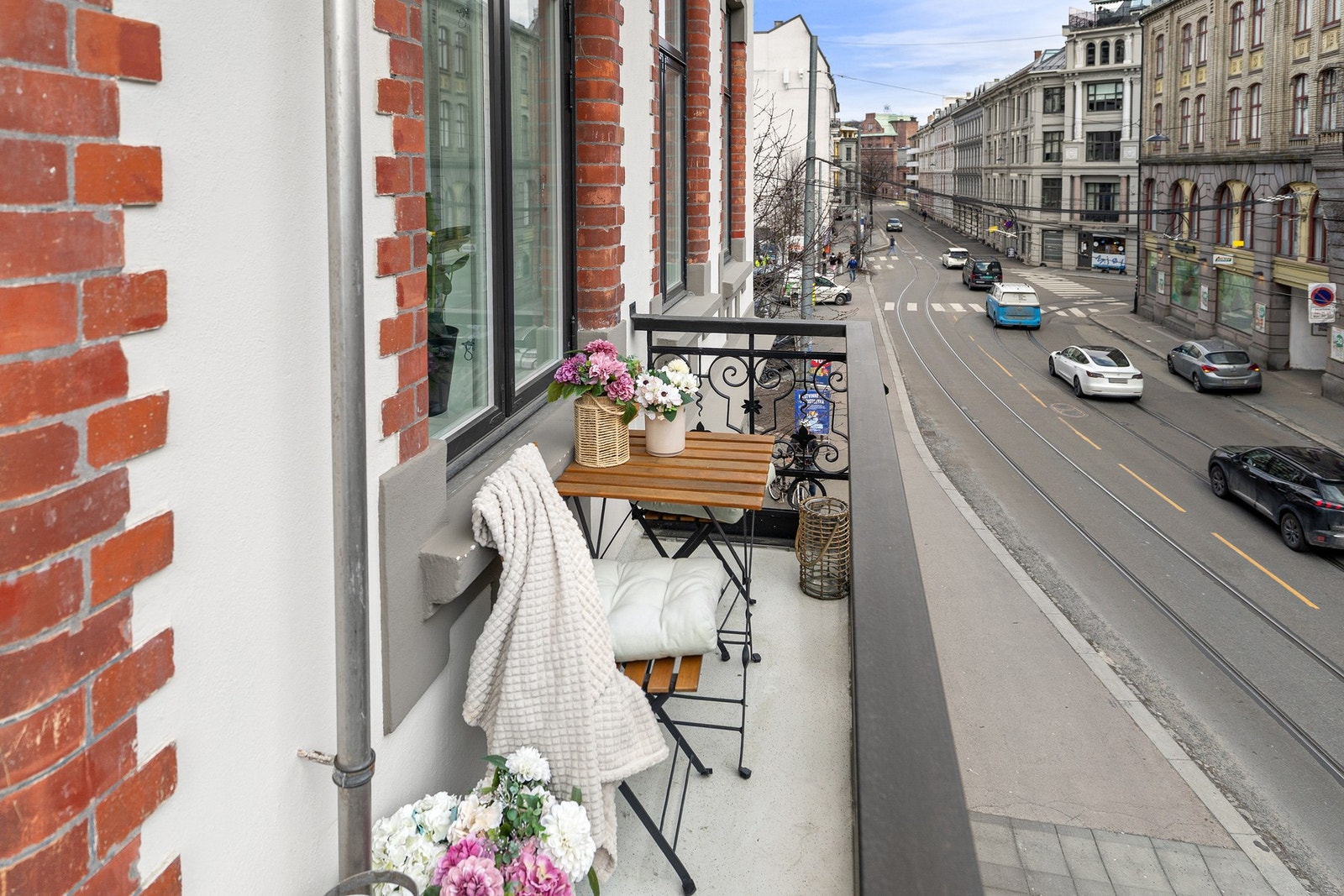 Fantastisk smijernsbalkong. Galleribilde