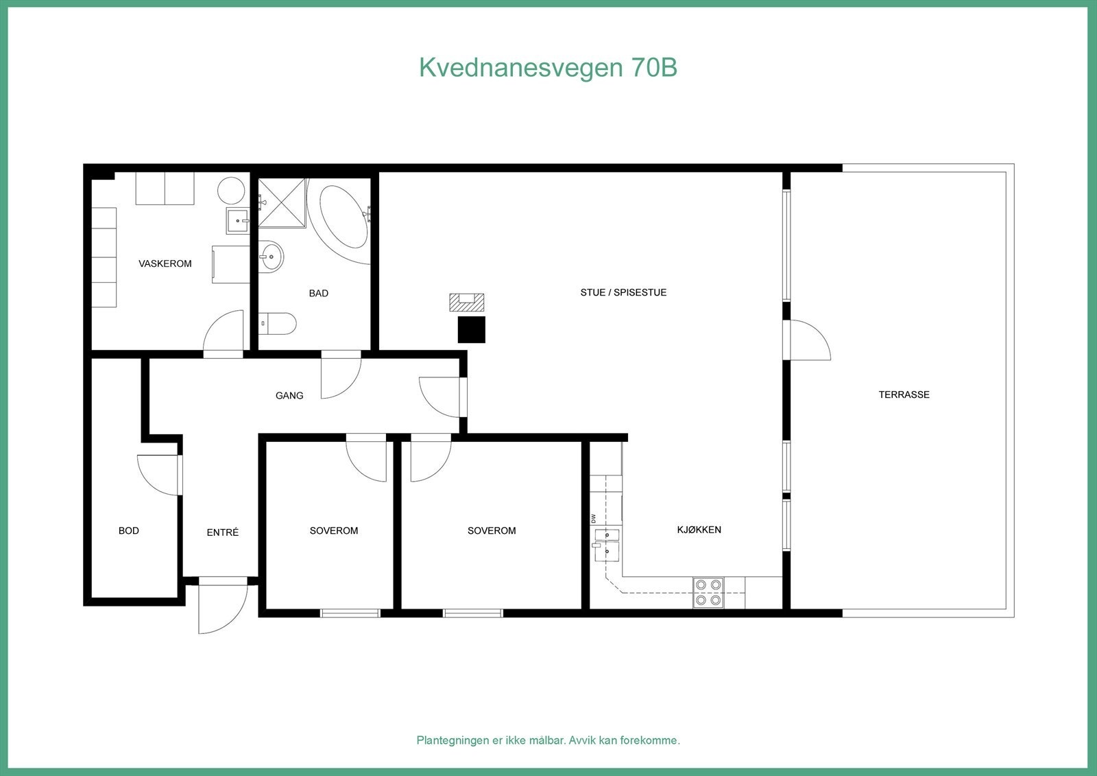 Plantegning Galleribilde