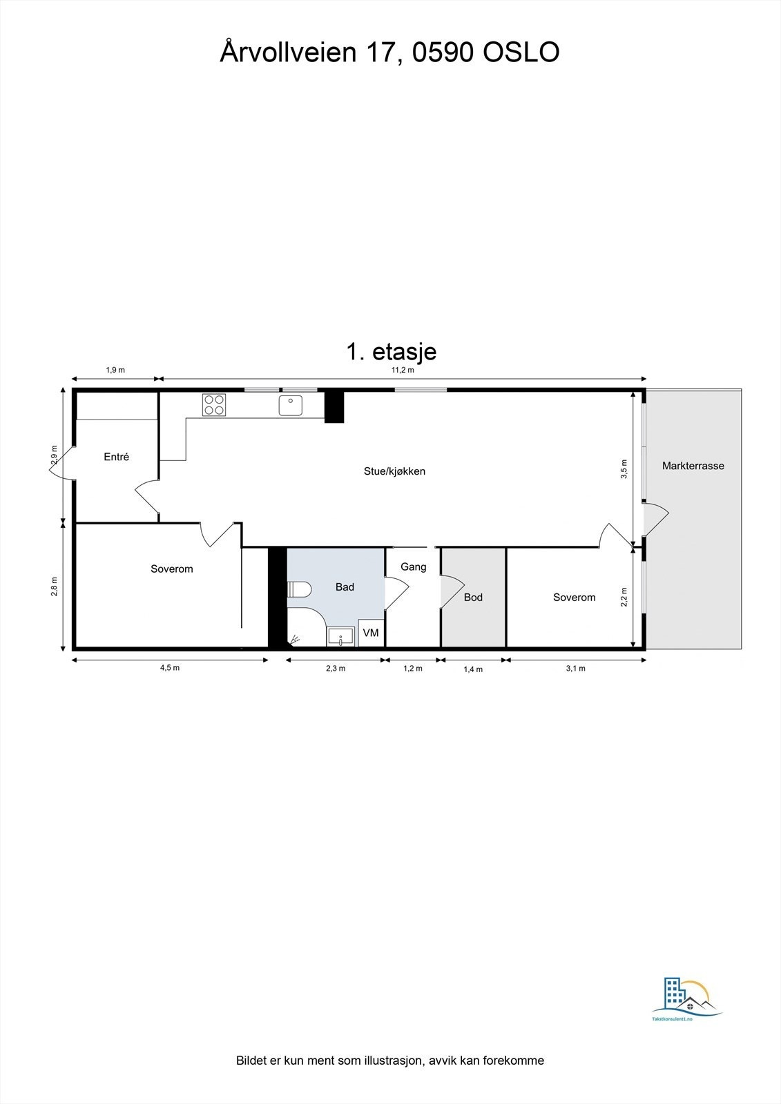 Plantegning Galleribilde