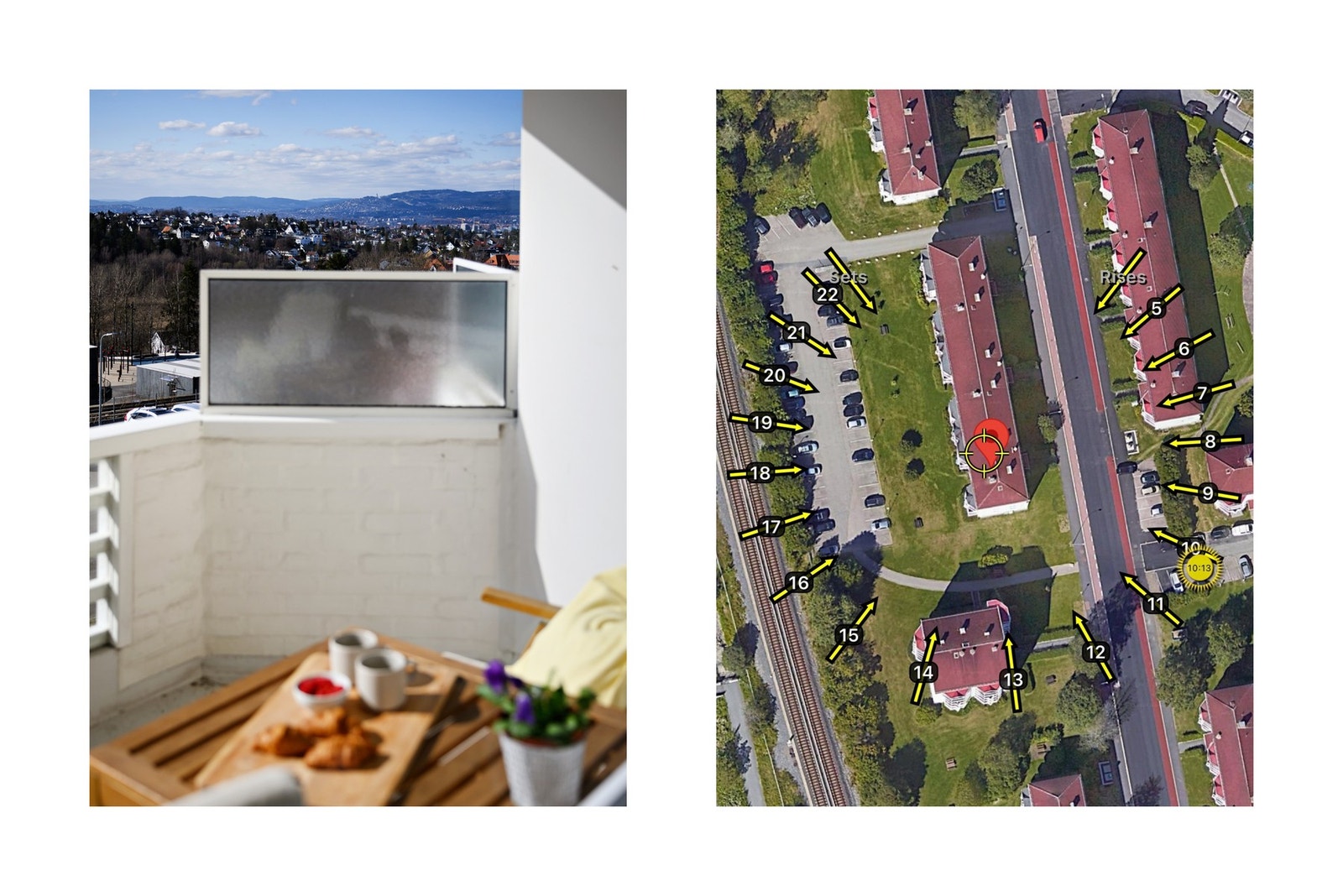 De gode solforholdene kombinert med fritt og luftig utsyn gjør at sommerdagene kan nytes til det fulle Galleribilde