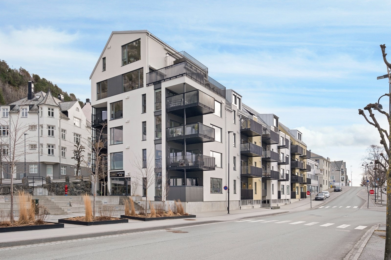 Nyere leilighetsbygg sentralt i sentrum Galleribilde