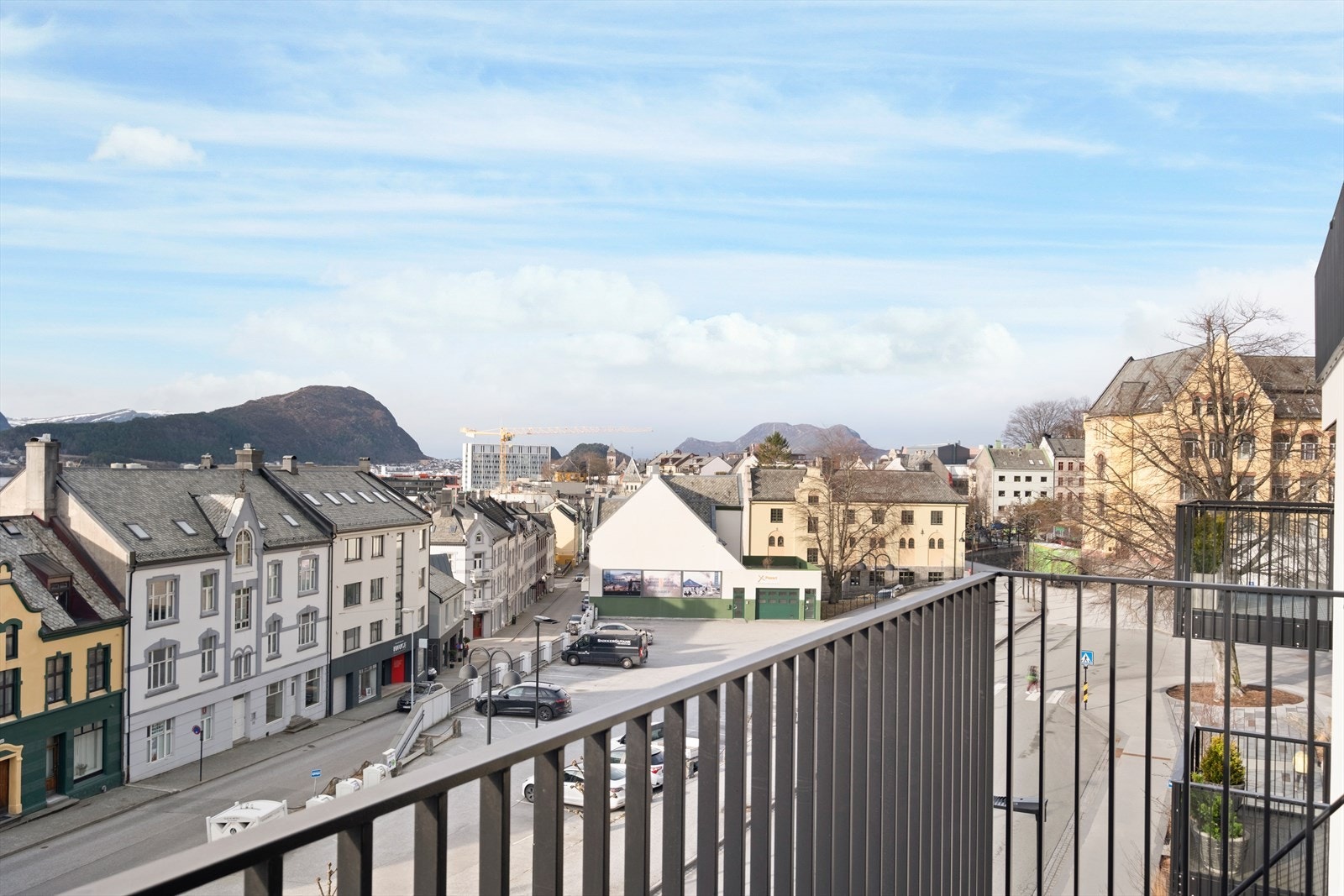 Utsikt fra terrasse Galleribilde