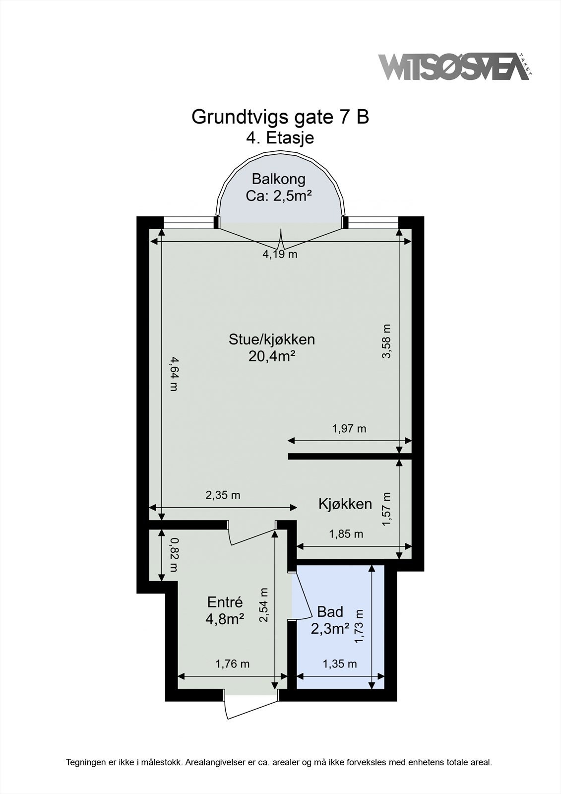 Plantegning Galleribilde