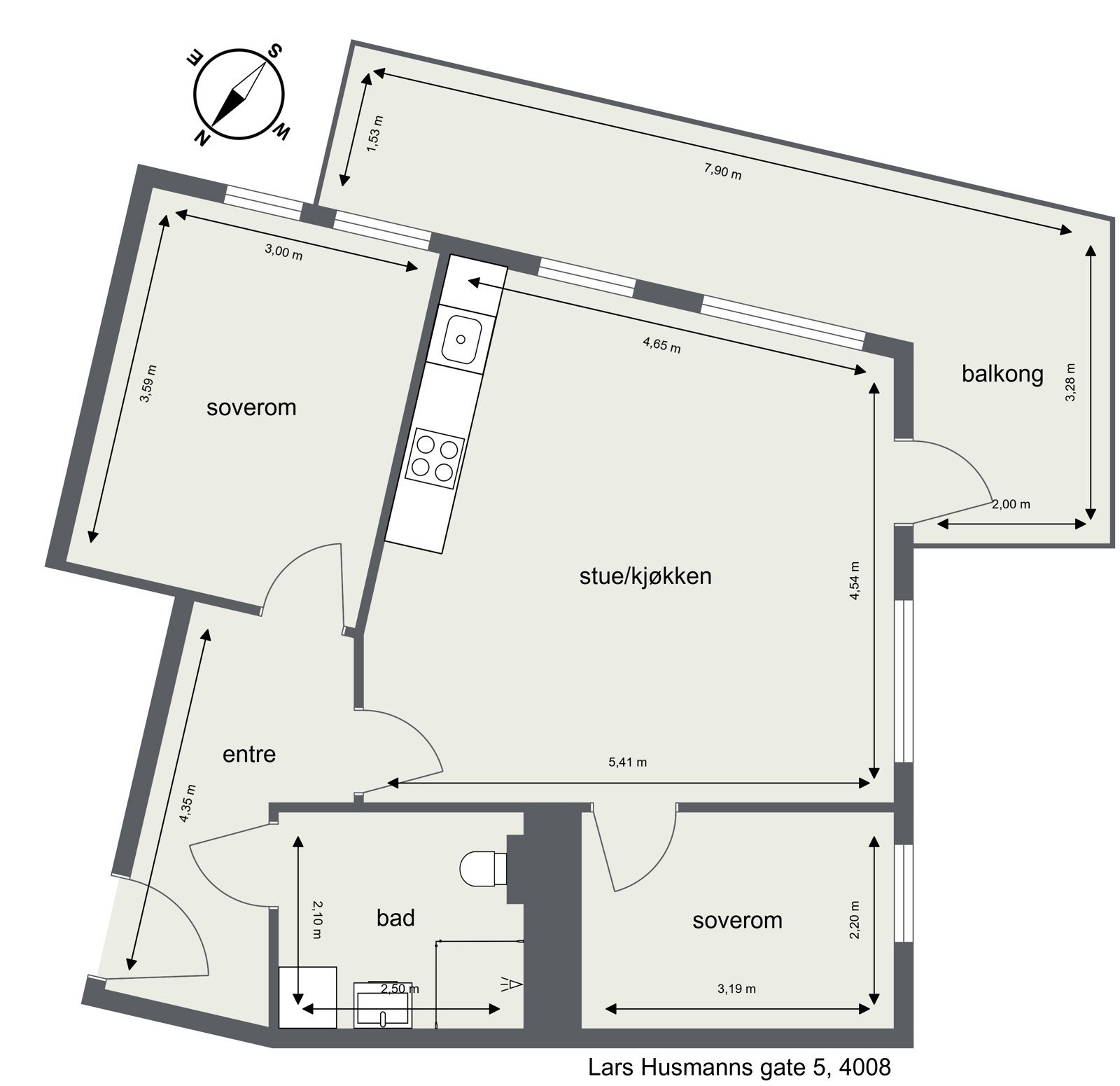 Plantegning. Galleribilde
