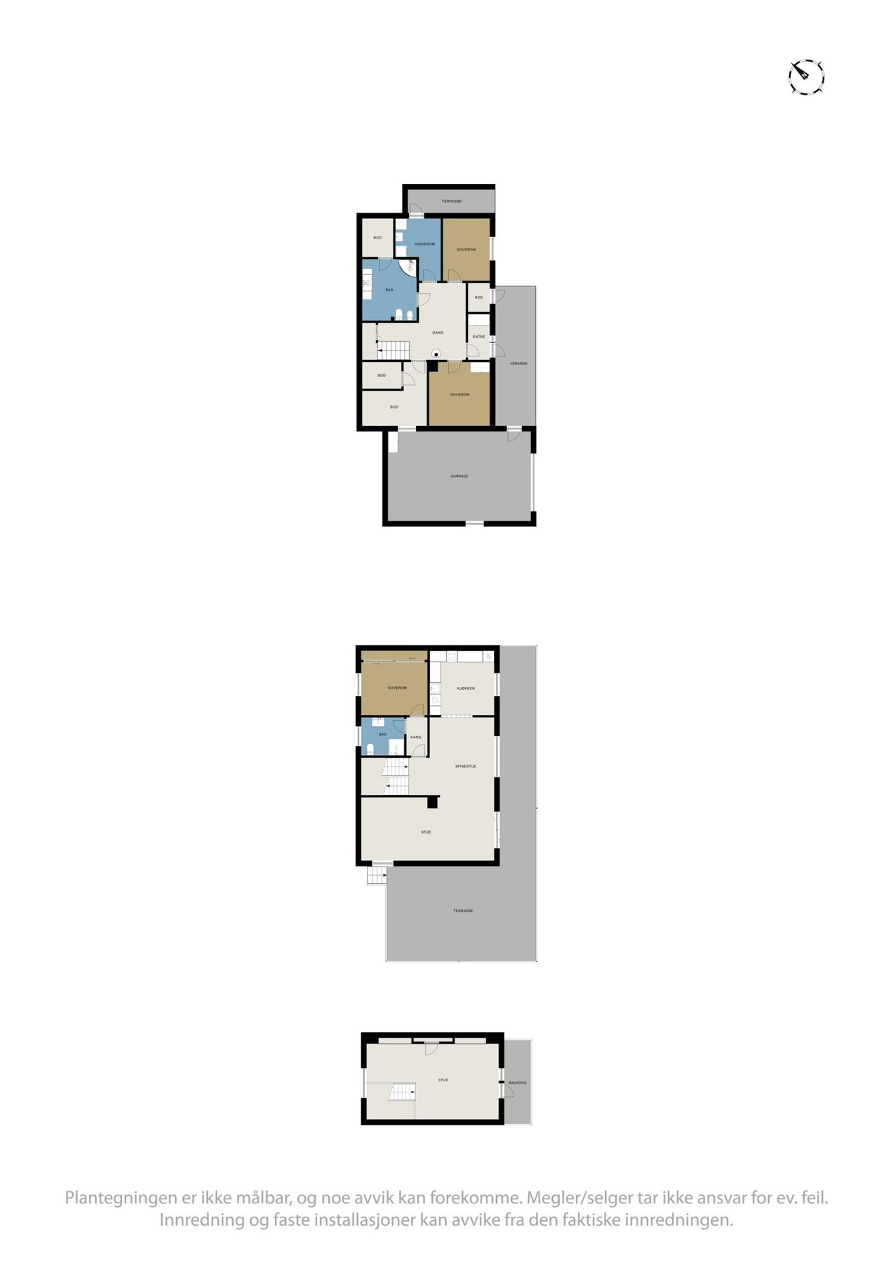 Planskisse hele boligen. Galleribilde