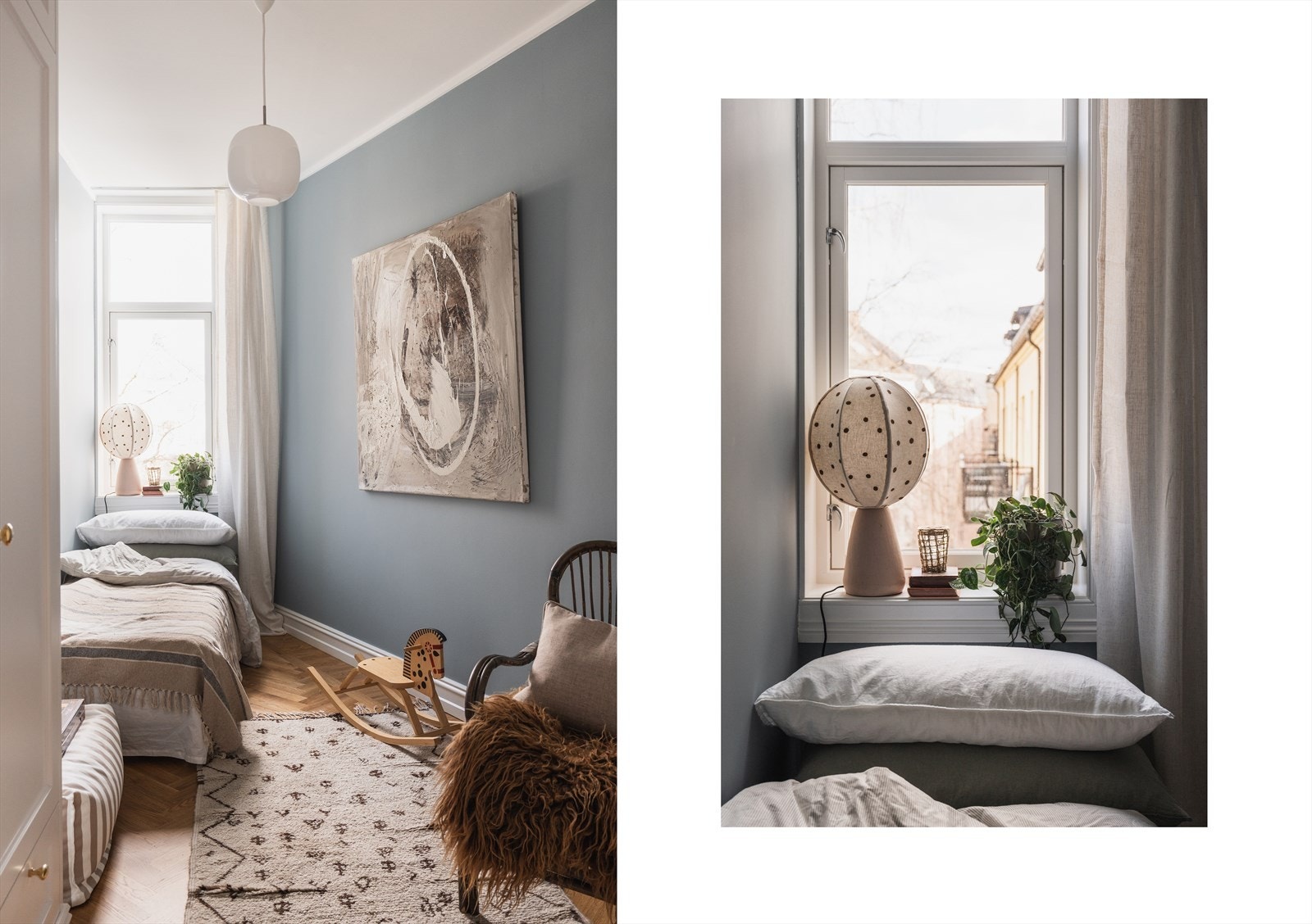 Soverom to også utstyrt med plassbygd garderobeskap fra Elen Møbel. Galleribilde