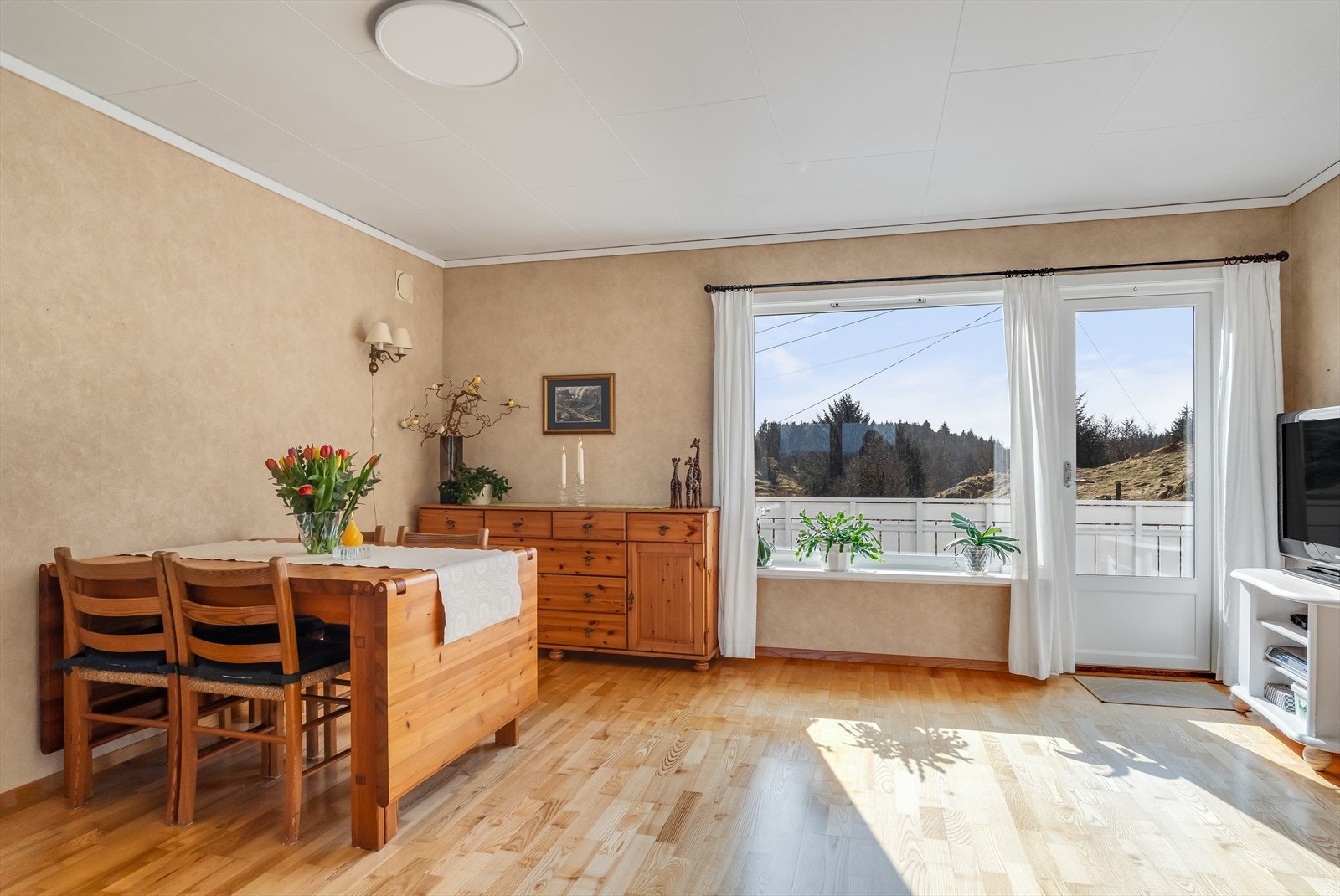 Stuen har utgang til terrasse Galleribilde