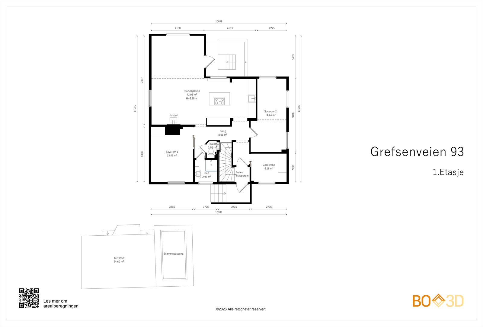 Plantegning - 1. etasje Galleribilde