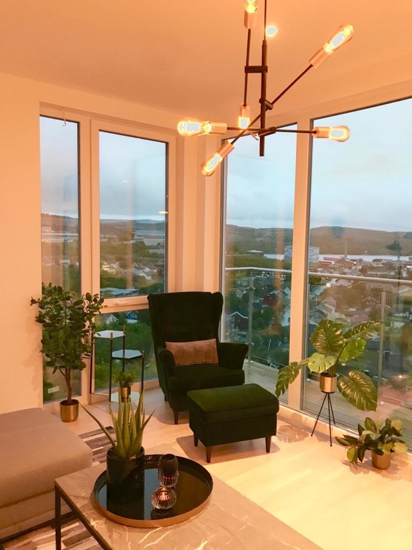 I stuedelen er det plass til sittegruppe mm Galleribilde