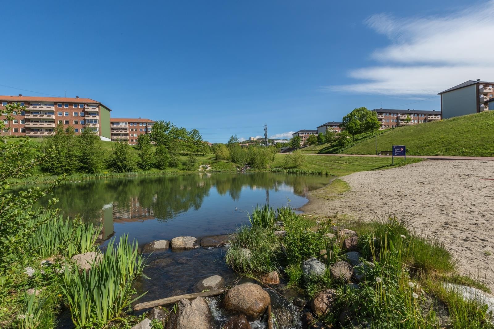 Bjerkedalen park ligger rett ved eiendommen Galleribilde
