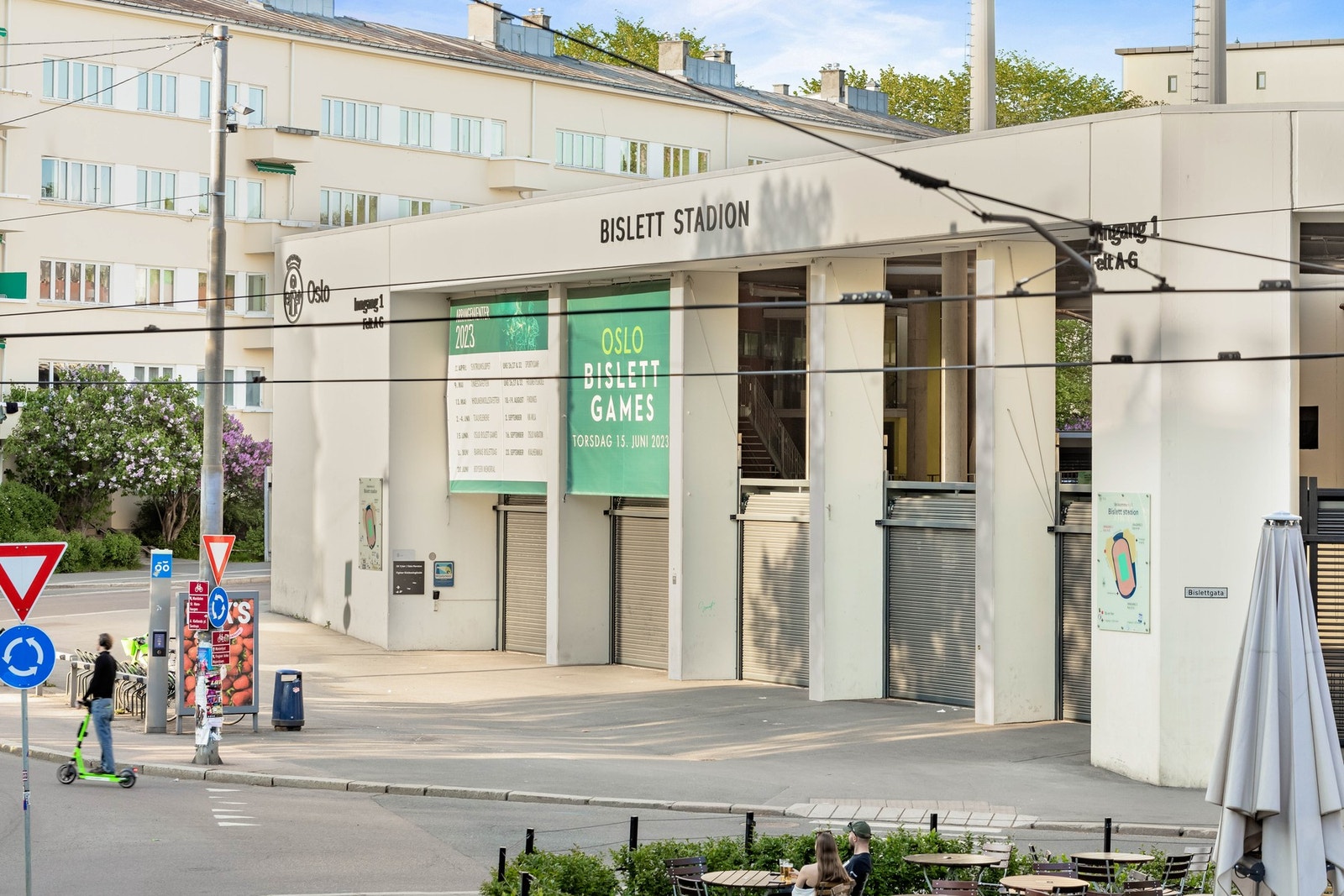 I umiddelbar nærhet til Bislett Stadion. Galleribilde