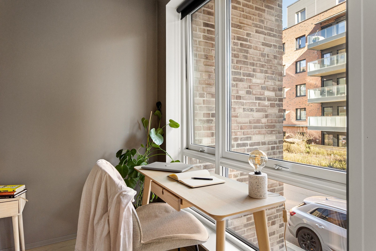 Her kan du også innrede med en pult til for eksempel hjemmekontoret. Galleribilde