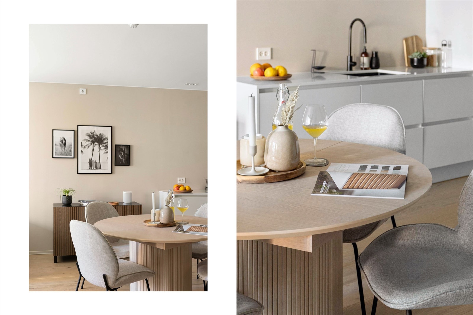 Her kan du enkelt invitere venner og familie over på hyggelige middagsselskaper. Galleribilde