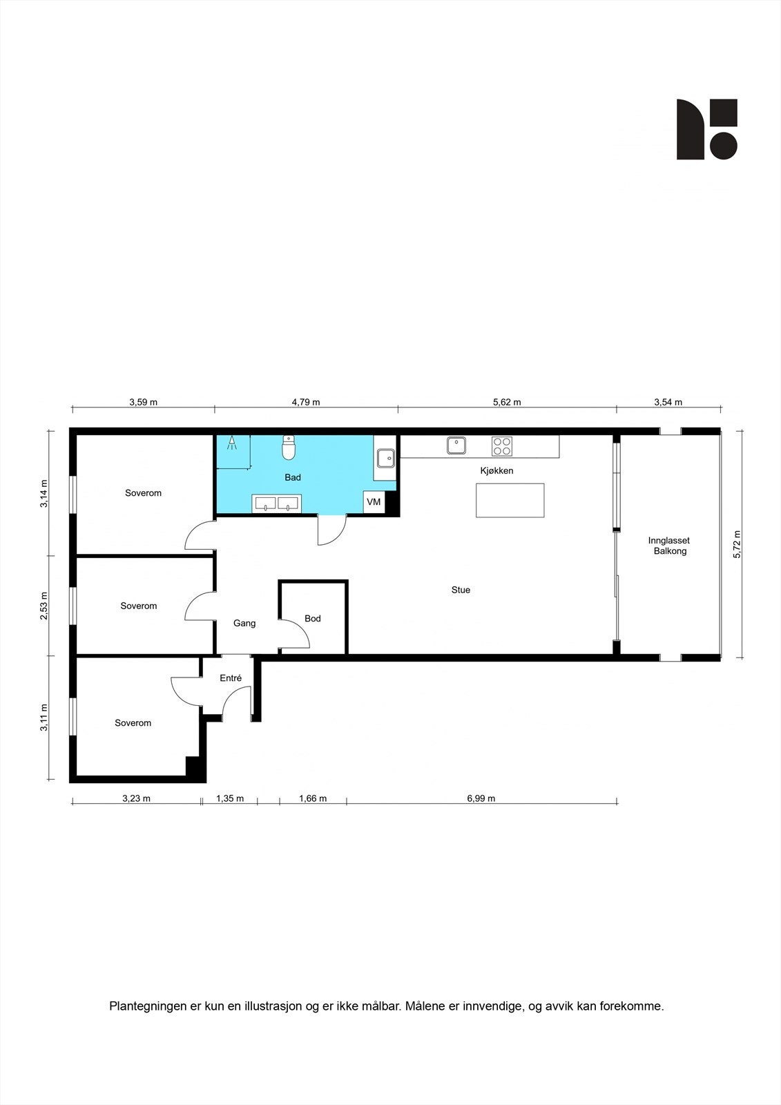 Plantegning. Galleribilde