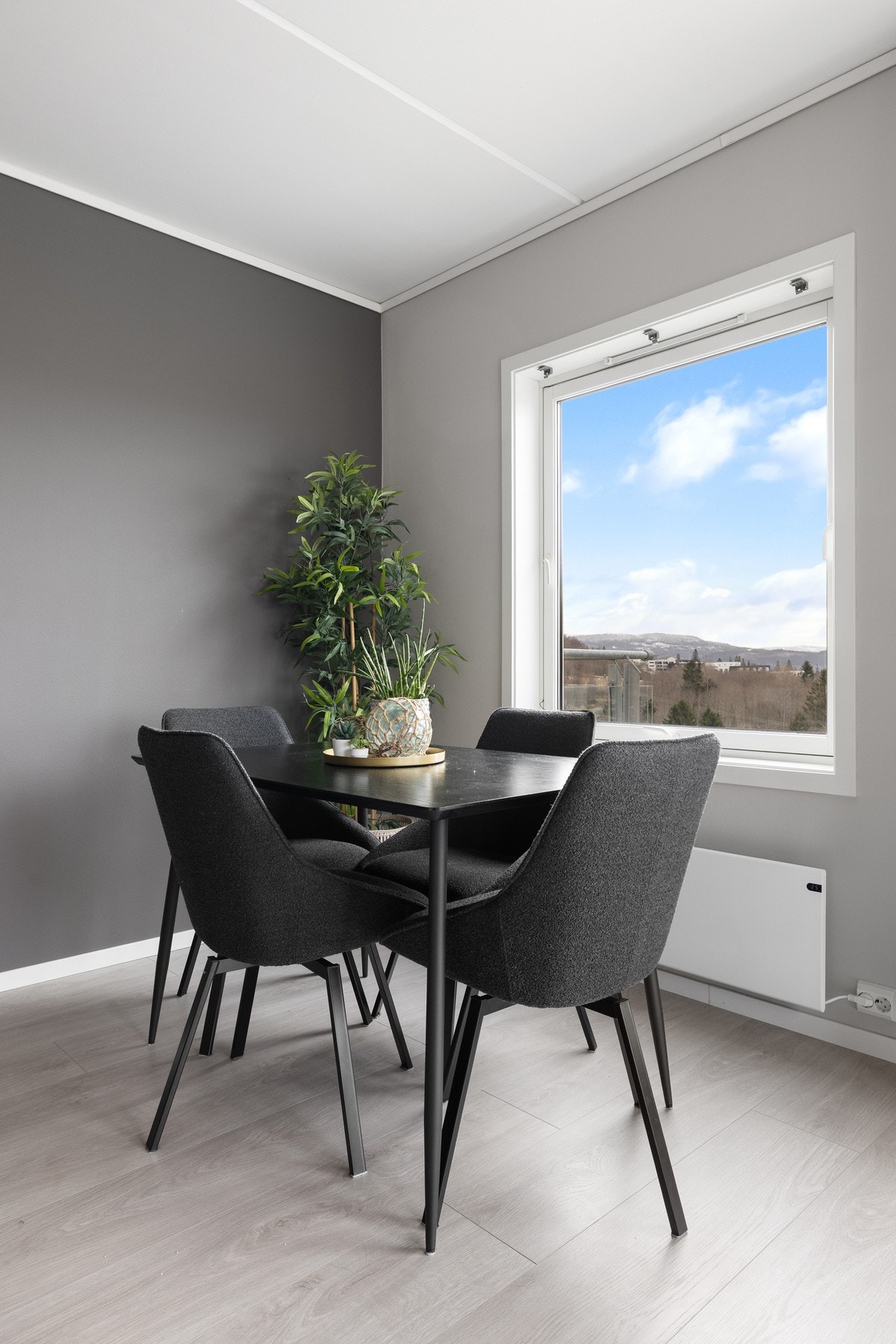 Praktisk plass til spisebord. Galleribilde