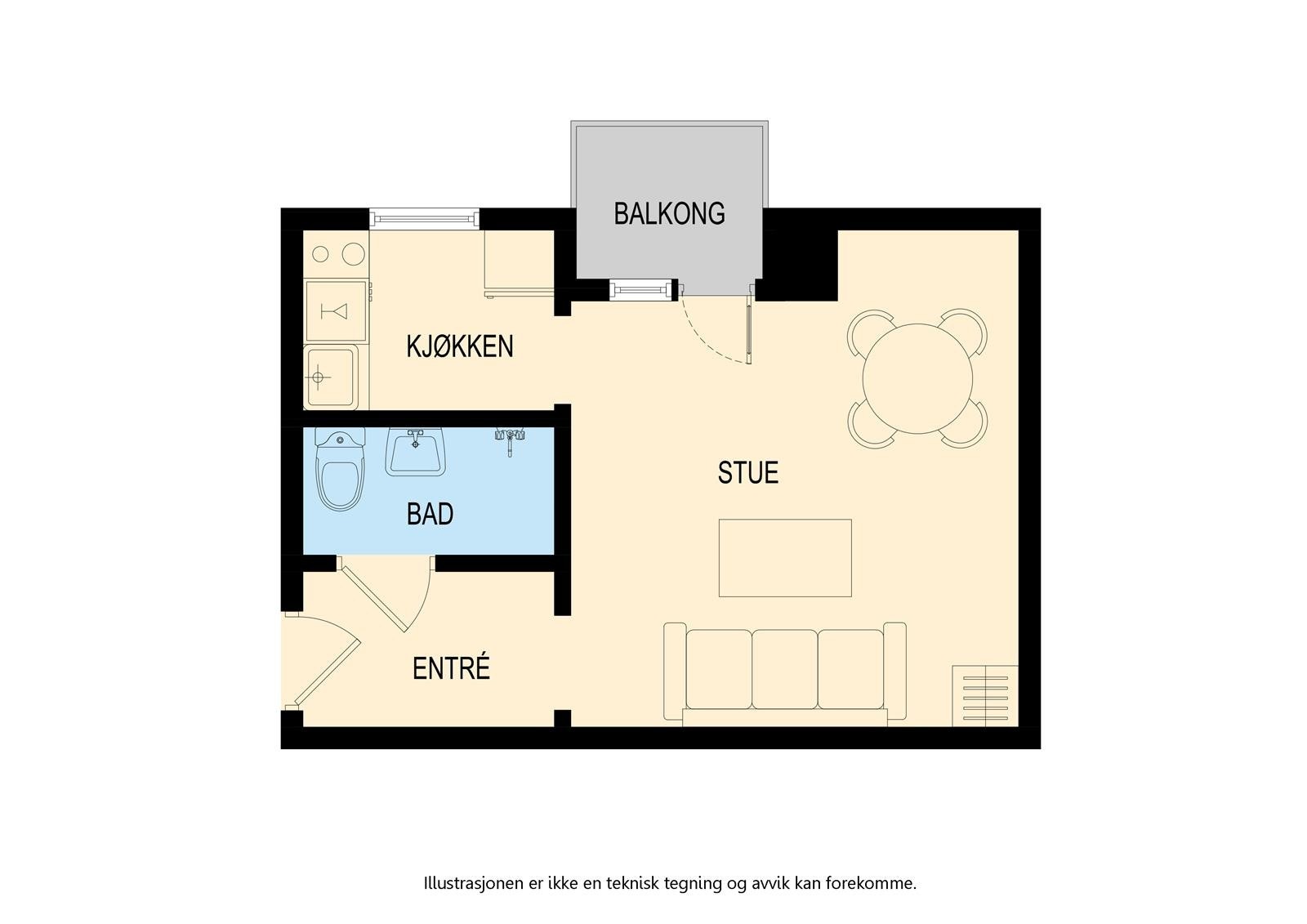 Plantegning Galleribilde