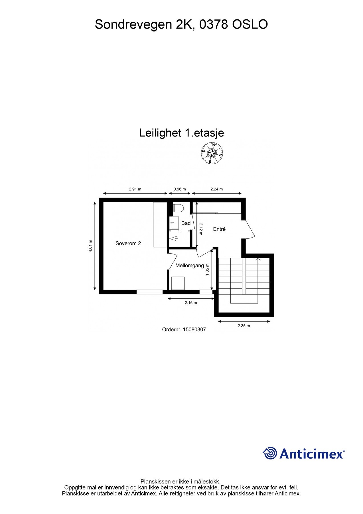 Plantegning 1. etasje Galleribilde