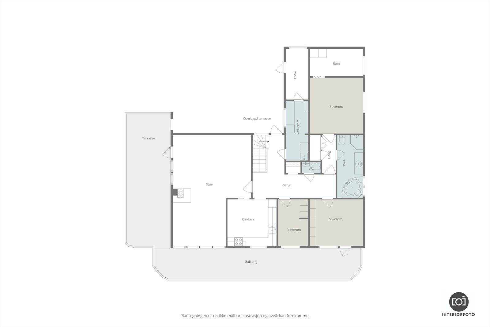 Plantegning Galleribilde