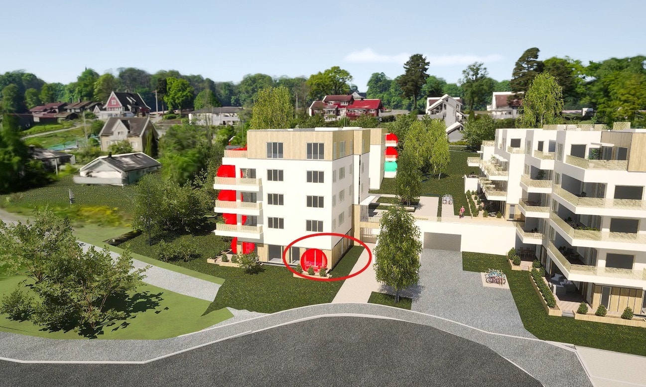 Kunstnerisk illustrasjon. Bilde lånt av Selvaag Bolig. Galleribilde