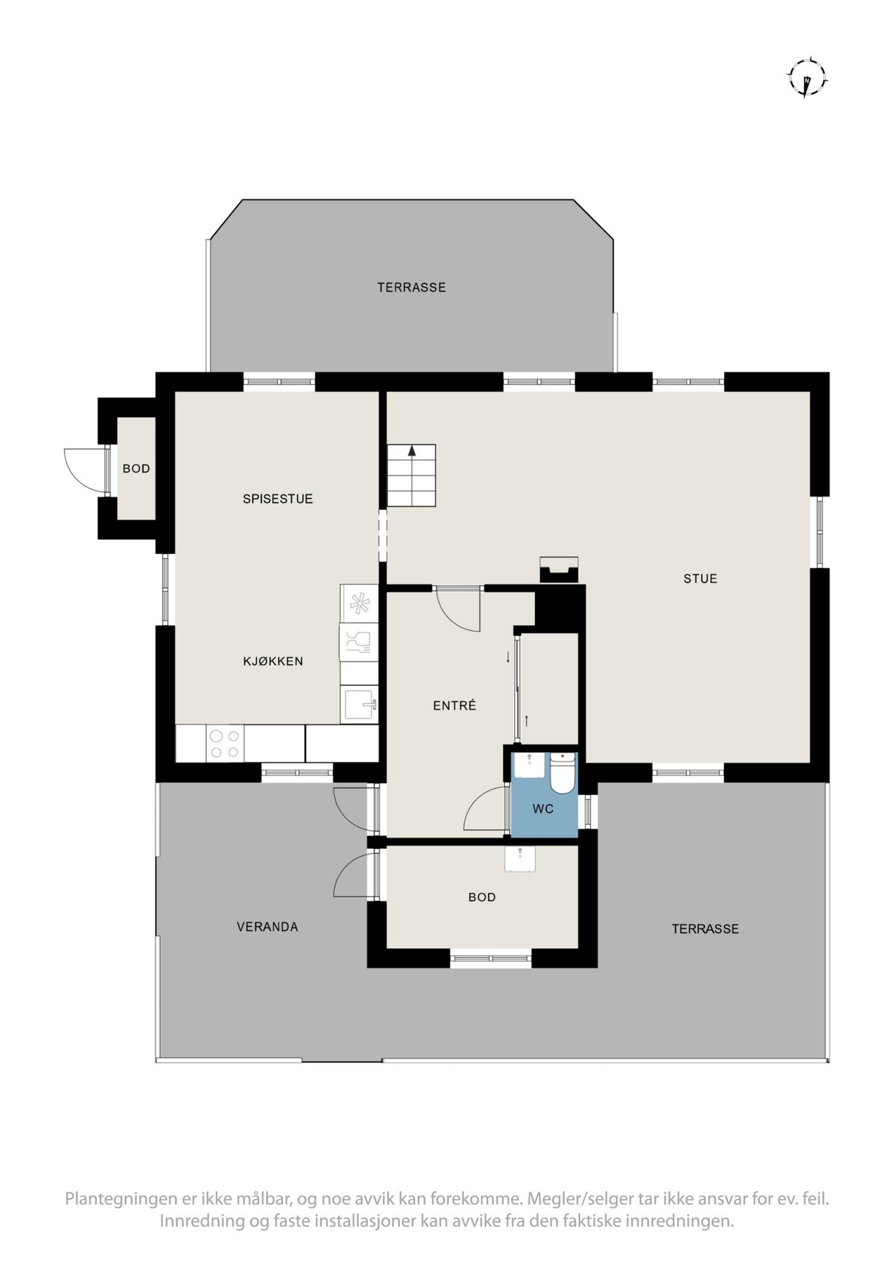 Plantegning 1. etajse Galleribilde
